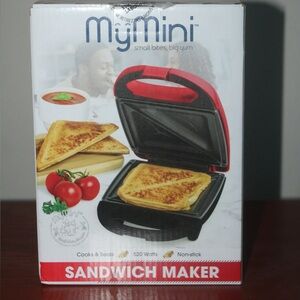 NEW Sandwich Maker by MyMini Red